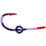 Eagle Claw Hat Hook Tie Clasp on Clip Strip,American Flag 155A-FLAG
