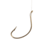 Eagle Claw Kahle Horizontal Snelled Hook,Offset,Straight Point,Up Eye,Wide Bend,Mono,7in,Bronze 147H-1