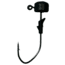 Eagle Claw Lazer Sharp Pro-V Finesse Jig, Black, 1/16oz, 5 per Pack, LNJ116-04