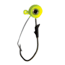 Eagle Claw Lazer Sharp Pro-V Weedless Eagle Eye Jig, 3/0 Hook, Chartreuse, 1/4oz, 5 per Pack, LEEJW14-3