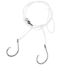 Eagle Claw Lazer Sharpinline Circle Striped Bass Rig, Two Size 7/0 L2004EL Hooks, 26in, Platinum Black, 1/Pack, L921-C1
