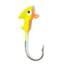Eagle Claw Walleye Jig Hook,Size 1/4oz,Chart/Orange ECJH14-CHOR