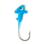 Eagle Claw Walleye Jig Hook,Size 3/8oz,Blue Uv ECJH38-BUV