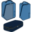Eagle Creek Pack-It Cube Mixed Set, Rush Blue/Blue Dawn, Medium, EC050409425