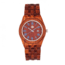 Earth Wood Baobab Bracelet Watch w/Date, Red, ETHEW5503