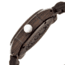 Earth Wood Heartwood Bracelet Watch w/Date, Dark Brown, One Size, ETHEW1502