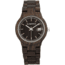 Earth Wood Biscayne Bracelet Watch w/Date, Dark Brown, One Size, ETHEW4202