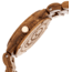 Earth Wood Biscayne Wood Bracelet Watch w/Date, Light Brown, Standard, ETHEW4205