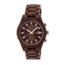 Earth Wood Bracelet Watch w/Date, Red ETHEW5103