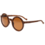 Earth Wood Canary Polarized Sunglass, Red Rosewood/Brown, One Size, ESG040R
