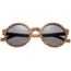 Earth Wood Canary Polarized Sunglass, Zebrawood/Black, One Size, ESG040Z