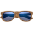 Earth Wood Cape Cod Sunglasses, Zebrawood Frame, Blue Lens, Polarized, One Size, ESG060Z
