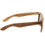 Earth Wood Cape Cod Sunglasses, Zebrawood Frame, Blue Lens, Polarized, One Size, ESG060Z