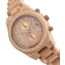 Earth Wood Castillo Bracelet Watch w/Date, Khaki, One Size, ETHEW5101