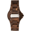 Earth Wood Gila Bracelet Watch w/Magnified Date, Dark Brown, One Size, ETHEW3302