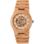 Earth Wood Gobi Automatic Skeleton Bracelet Watch, Khaki/Tan, One Size, ETHEW4301