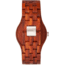 Earth Wood Inyo Bracelet Watch w/Date, Red, One Size, ETHEW3203