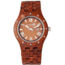 Earth Wood Inyo Bracelet Watch w/Date, Red, One Size, ETHEW3203