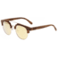 Earth Wood Kai Polarized Sunglass, Brown Stripe/Gold, One Size, ESG024GD