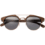 Earth Wood Kai Polarized Sunglass, Walnut Zebrawood/Black, One Size, ESG024BK