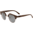 Earth Wood Kai Polarized Sunglass, Walnut Zebrawood/Black, One Size, ESG024BK