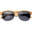 Earth Wood Moonstone Polarized Sunglass, Bamboo-Ebony/Black, One Size, ESG017BE