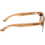 Earth Wood Moonstone Sunglasses, Zebra Frame, Brown Lens, Polarized, One Size, ESG017ZR