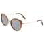 Earth Wood Oreti Polarized Sunglass, Annato/Silver, One Size, ESG037AN