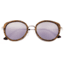 Earth Wood Oreti Polarized Sunglass, Zebrawood/Purple, One Size, ESG037ZW
