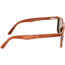 Earth Wood Pacific Polarized Sunglass, Brown/Blue, One Size, ESG008BL