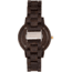 Earth Wood Pike Bracelet Watch, Dark Brown, One Size, ETHEW5202