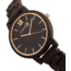 Earth Wood Pike Bracelet Watch, Dark Brown, One Size, ETHEW5202
