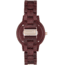Earth Wood Pike Bracelet Watch, Plum, One Size, ETHEW5205