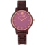 Earth Wood Pike Bracelet Watch, Plum, One Size, ETHEW5205