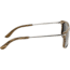 Earth Wood Queensland Polarized Sunglass, Zebrawood/Grey, One Size, ESG011SL