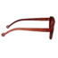 Earth Wood Coronado Sunglasses, Red Rosewood Frame, Brown Lens, Red Rosewood/Brown, One Size, ESG019R