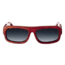 Earth Wood Daytona Polarized Sunglass, Red Rosewood/Black, One Size, ESG025R
