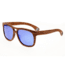 Earth Wood Las Islas Sunglasses, Red Frame, Blue/Green Lenses, ESG055R