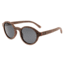 Earth Wood Maho Sunglasses, Brown Frame, Black Lenses, ESG085B