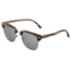 Earth Sassel Polarized Sunglasses - Unisex, Ebony/Silver, One Size, ESG045ES