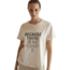 Ecoalf Becausalf T-Shirt - Womens, Light Beige, Large, GATSBECAU8032WW21-050-L