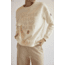 Ecoalf Llanesalf Because Sweatshirt - Womens, Light Beige, Small, GASTLLANE8002WW21-050-S