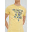 Ecoalf Natal Classic Because T-Shirt - Mens, Yellow, Small, GATSNATBE3000MS20-201-S