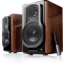 Edifier S2000MKIII Audiofile Powered Bookshelf 2.0 Speakers, Brown, 4004995