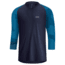 GOREWEAR Mens C5 Trail 3/4 Cycling Jersey in Orbit Blue/Sphere Blue Medium Regular fit Moisture Wicking DEB3E9DE, 100604-AUAZ-L