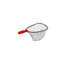 EGO S2 Small 15in Clear Rubber Net Head, Black/Red, Small, 72077A
