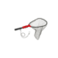 EGO Small Wade Landing Net, Black/Red, Small, 71372