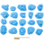 eGrips Drop Art Footholds, Blue, 301213-1301