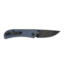 EIKONIC Knife Company Fairwind Folding Knife, 2.72in, D2 Steel w/ Rockwell Hardness of 59-60, G10 Handle, Black/ BlueGrey, 220BGY