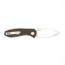 EIKONIC Knife Company Kasador Folding Knife, 2.7in, D2 Steel w/ Rockwell Hardness of 59-60, Micarta Handle, Satin/Brown, 331SBR